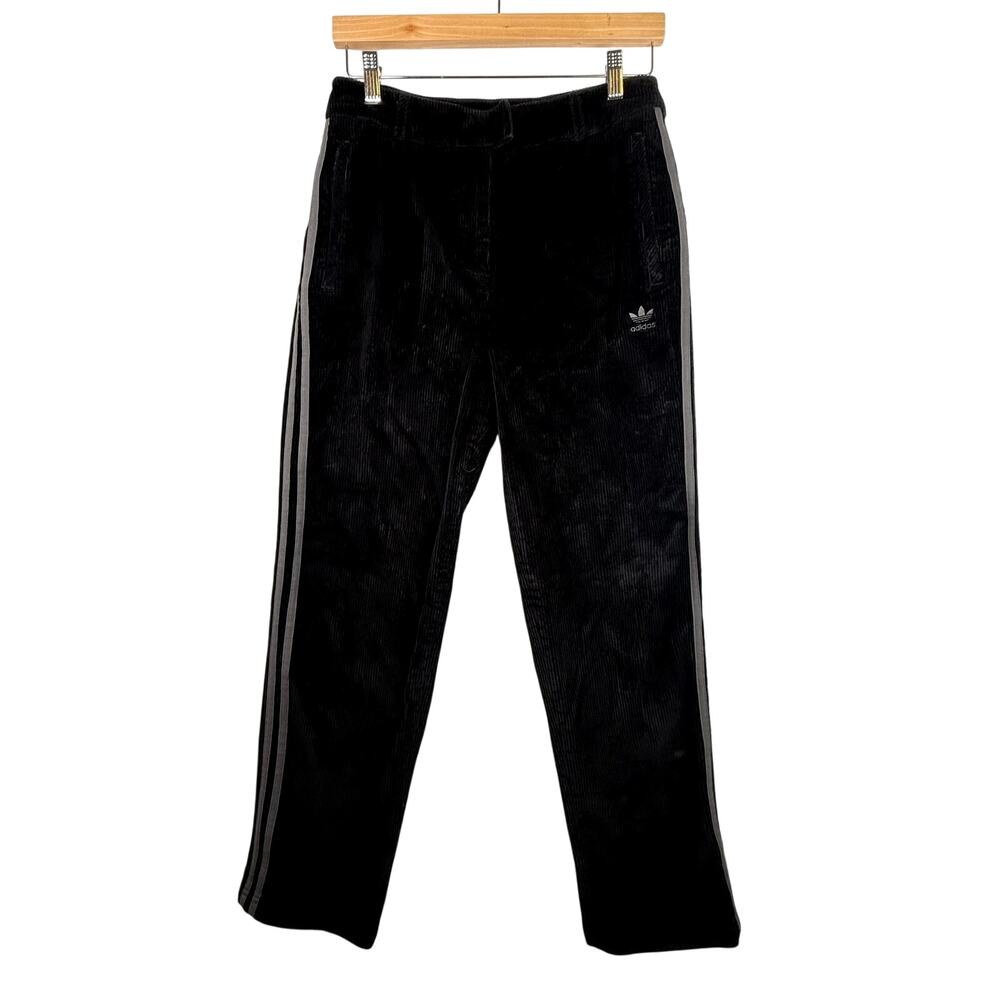 Adidas Black Corduroy Pants Medium